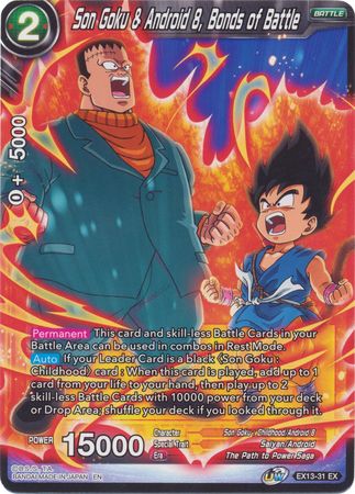 Son Goku &amp; Android 8, Bonds of Battle (EX13-31) [Special Anniversary Set 2020] 