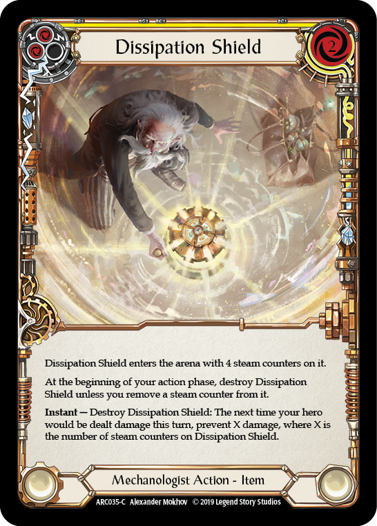 Dissipation Shield [ARC035-C] (Arcane Rising) 1st Edition Rainbow Foil 