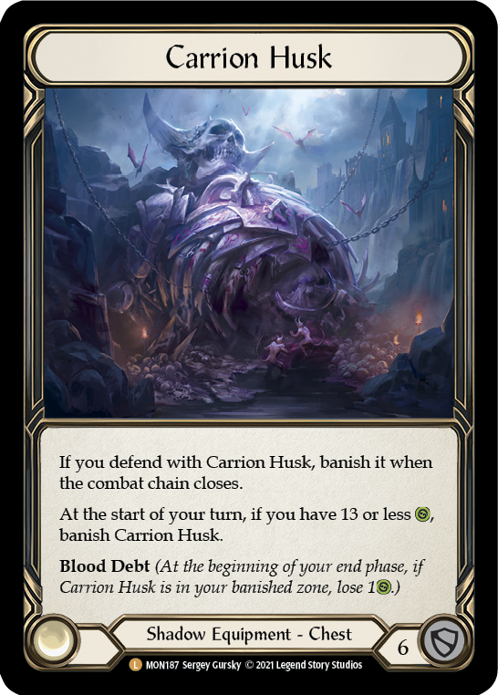 Carrion Husk [MON187-CF] (Monarch) 1st Edition Cold Foil 