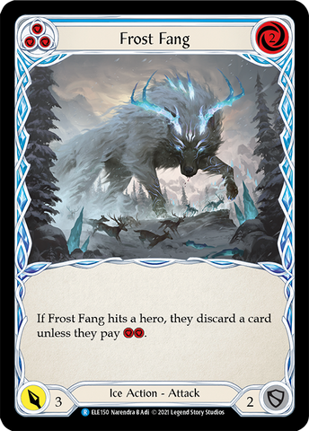 Frost Fang (Blue) [ELE150] (Tales of Aria) 1st Edition Rainbow Foil 