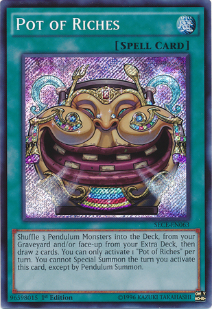 Pot of Riches [SECE-EN063] Secret Rare 
