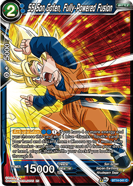 SS Son Goten, Fully-Powered Fusion (BT14-041) [Cross Spirits] 