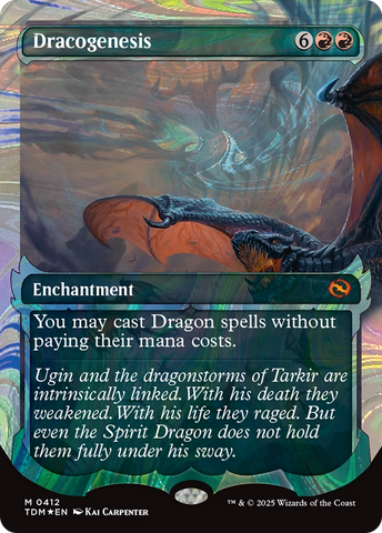 Dracogenesis (0412) (Showcase) (Halo Foil) [Tarkir: Dragonstorm] 