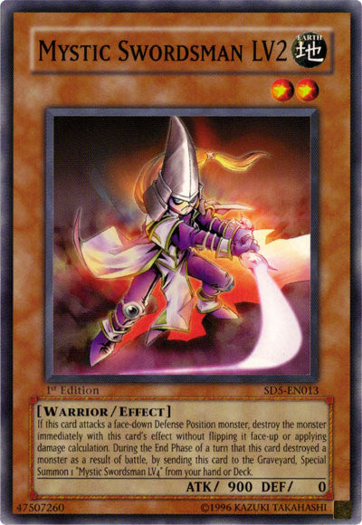 Mystic Swordsman LV2 [SD5-EN013] Common 