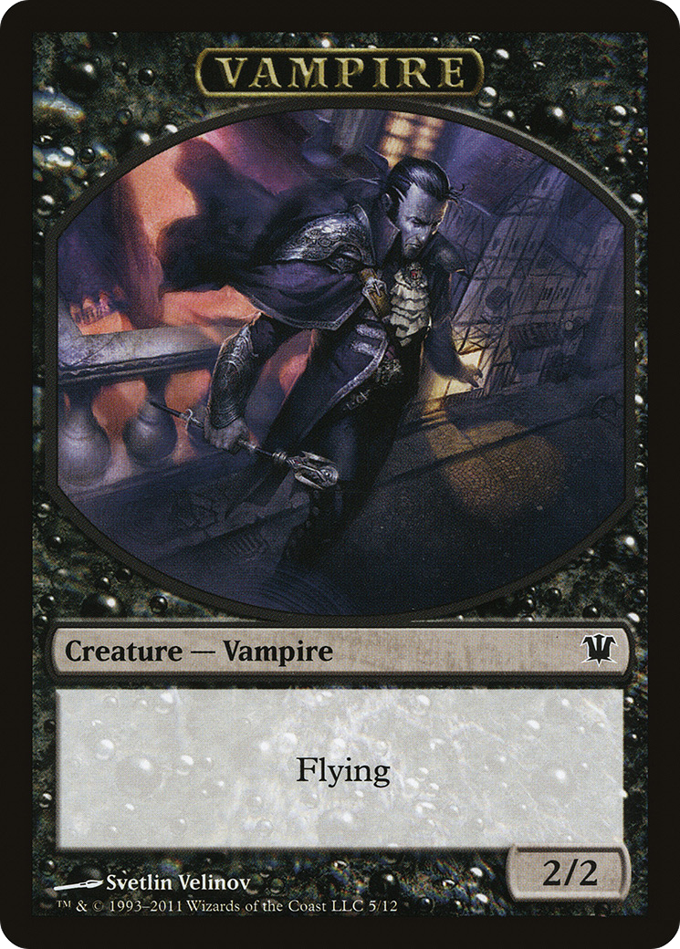 Vampire (0007) // Vampire (0008) Double-Sided Token [Innistrad Remastered Tokens] 