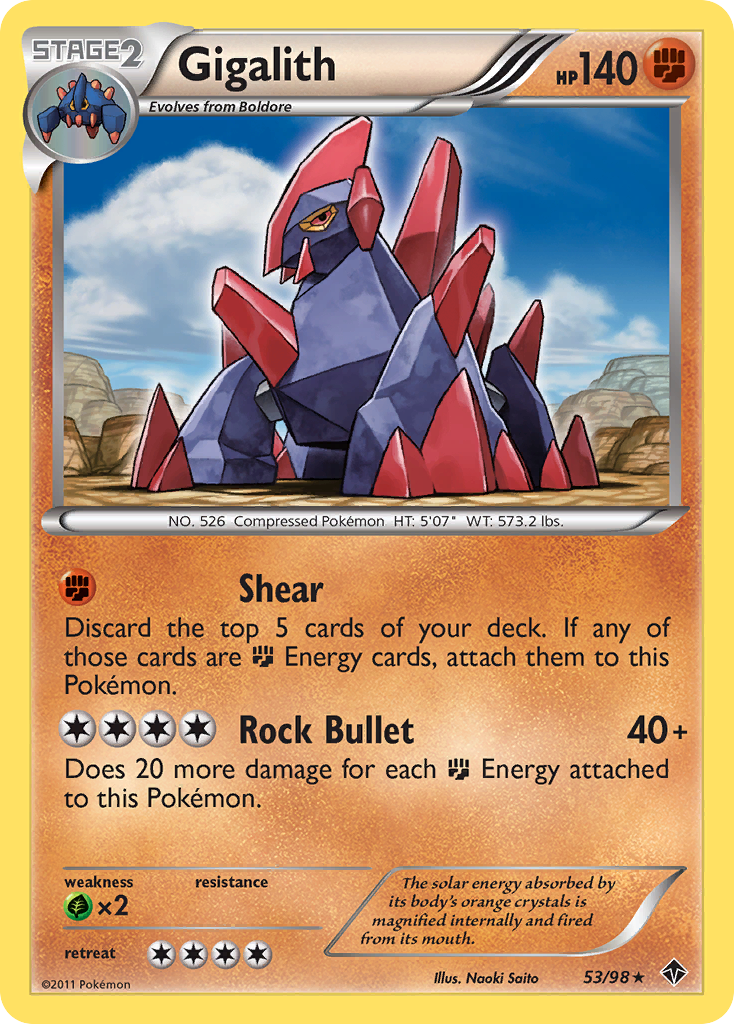 Gigalith (53/98) [Black &amp; White: Emerging Powers] 