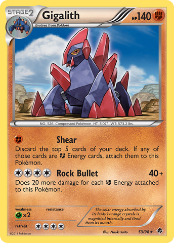 Gigalith (53/98) [Black &amp; White: Emerging Powers] 