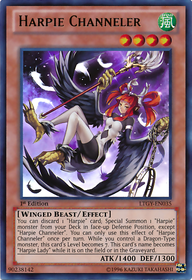 Harpy Channeler [LTGY-EN035] Ultra Rare 