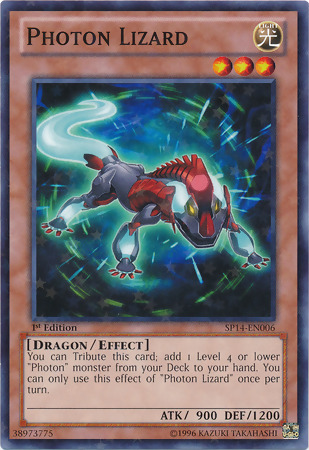 Photon Lizard [SP14-EN006] Starfoil Rare 