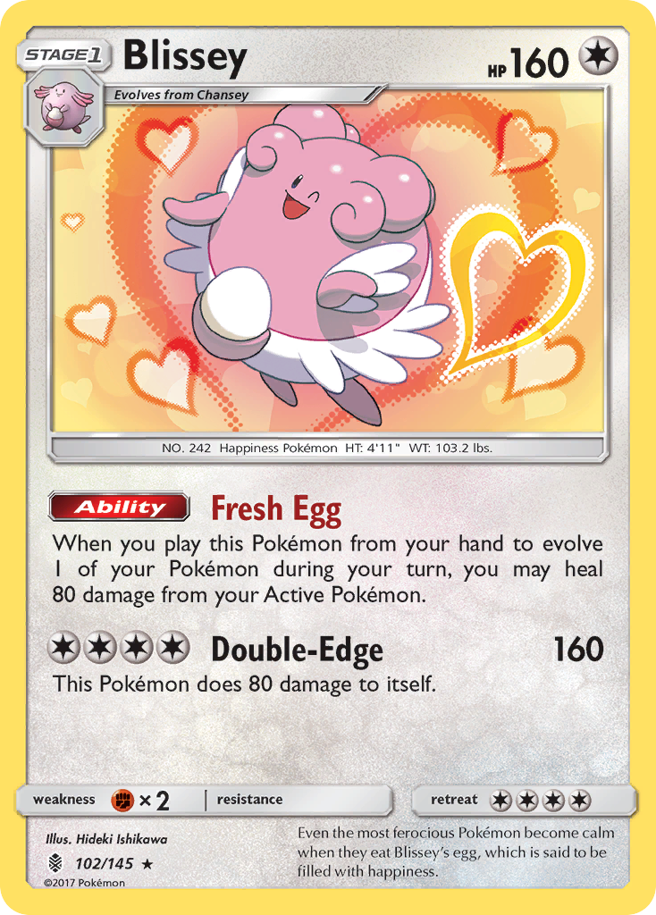 Blissey (102/145) [Sun &amp; Moon: Guardians Rising] 