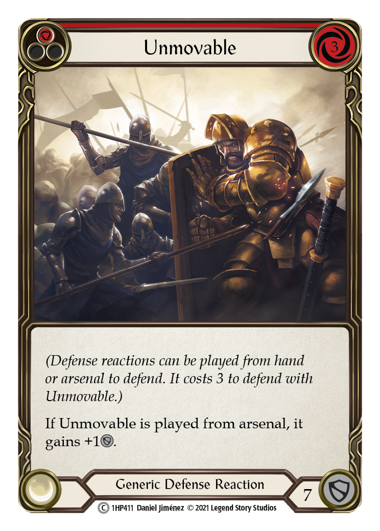 Unmovable (Red) [1HP411] (History Pack 1)