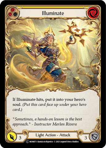 Illuminate (Yellow) [U-MON073-RF] (Monarch Unlimited) Unlimited Rainbow Foil 