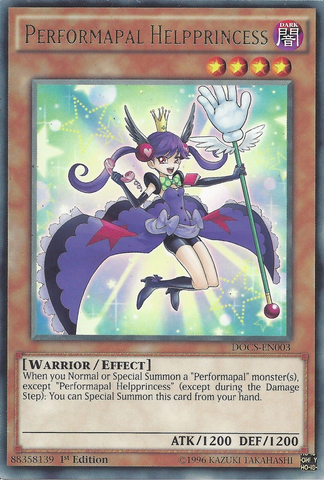 Performapal Helpprincess [DOCS-EN003] Rare 