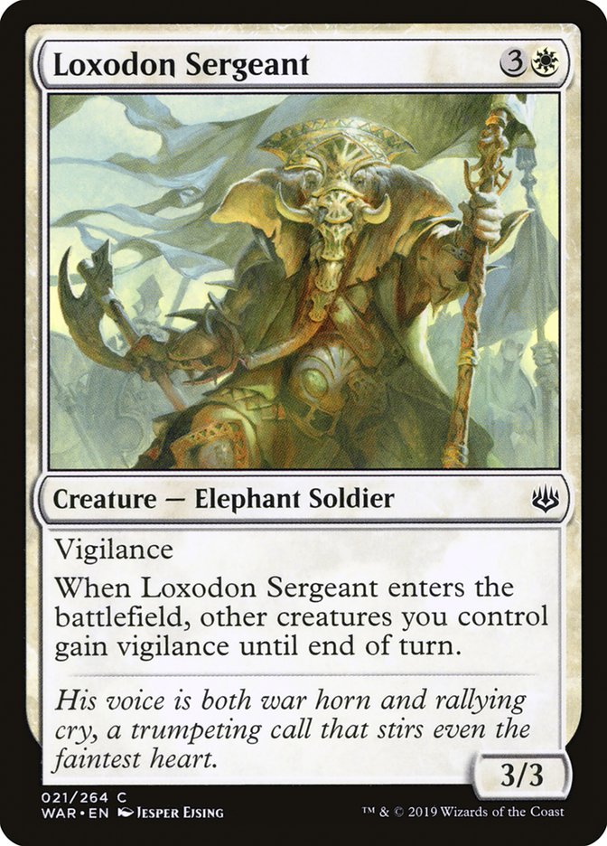 Loxodon Sergeant [War of the Spark] 