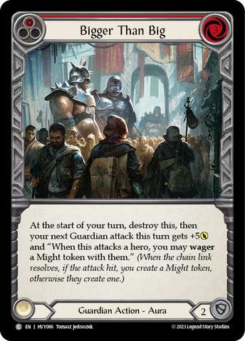 Bigger Than Big (Red) [HVY086] (Heavy Hitters) Rainbow Foil 