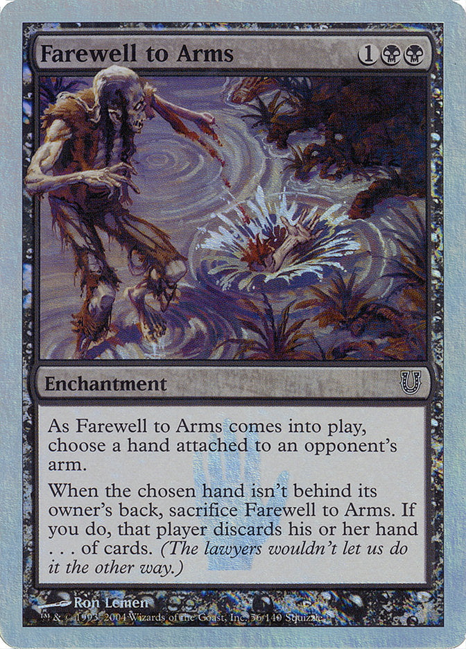 Farewell to Arms (Alternate Foil) [Unhinged] 