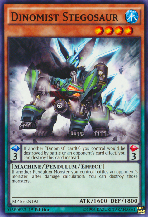 Dinomist Stegosaurus [MP16-EN193] Common 