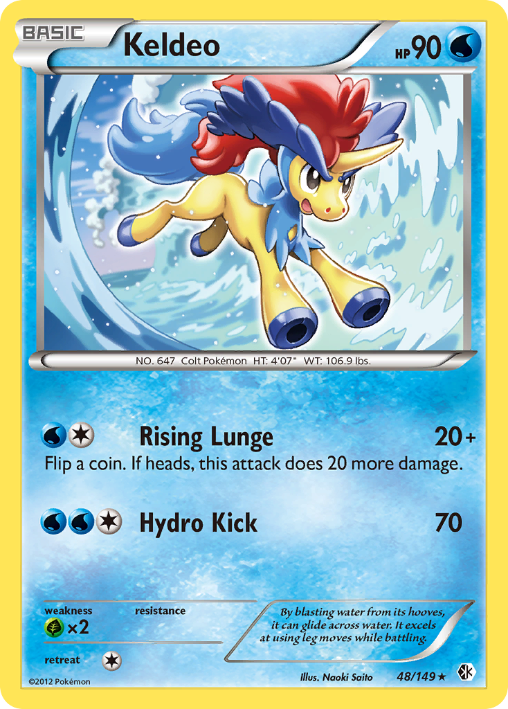 Keldeo (48/149) [Black &amp; White: Boundaries Crossed] 