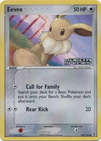 Eevee (69/113) (Stamped) [EX: Delta Species] 