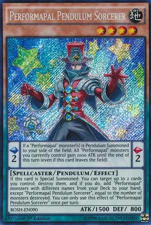 Performapal Pendulum Sorcerer [BOSH-EN090] Secret Rare 