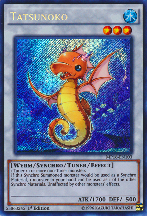Tatsunoko [MP16-EN103] Secret Rare 