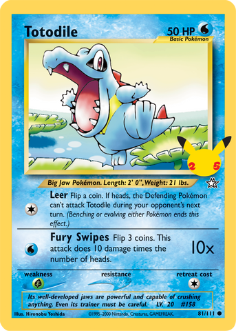 Totodile (81/111) [First Partner Pack] 