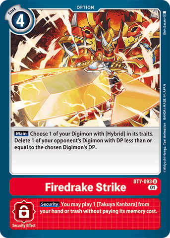 Firedrake Strike [BT7-093] [Next Adventure] 