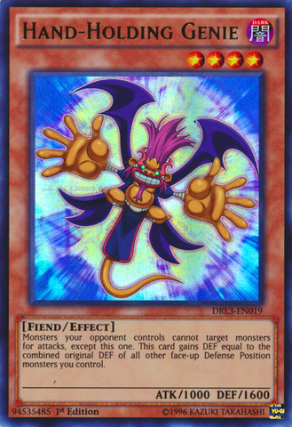 Hand-Holding Genie [DRL3-EN019] Ultra Rare 