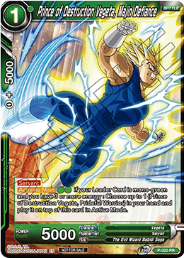 Prince of Destruction Vegeta, Majin Defiance (P-320) [Tournament Promotion Cards] 