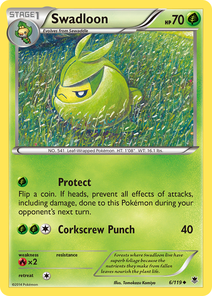 Swadloon (6/119) [XY: Phantom Forces] 