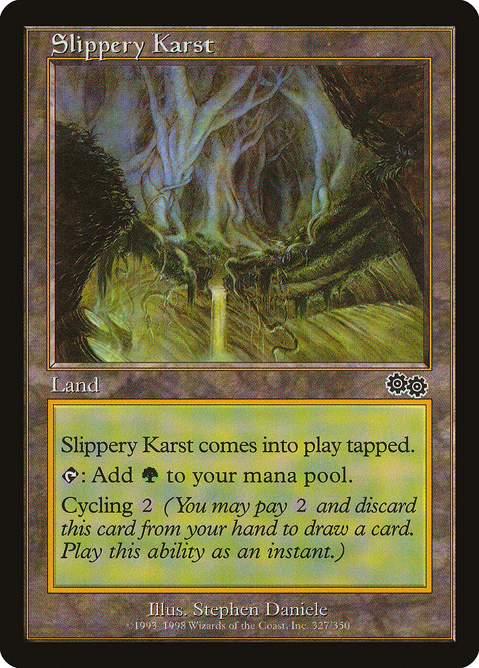 Slippery Karst [Urza's Saga] 