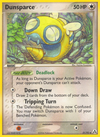 Dunsparce (31/92) [EX: Legend Maker] 