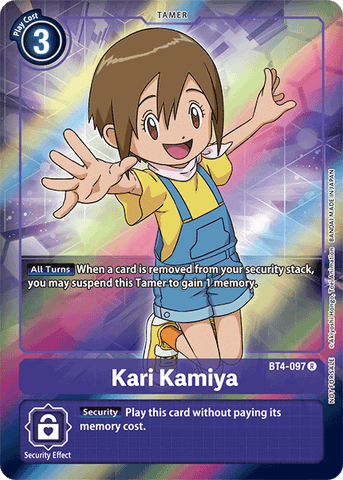 Kari Kamiya [BT4-097] (Buy-A-Box Promo) [Great Legend Promos] 