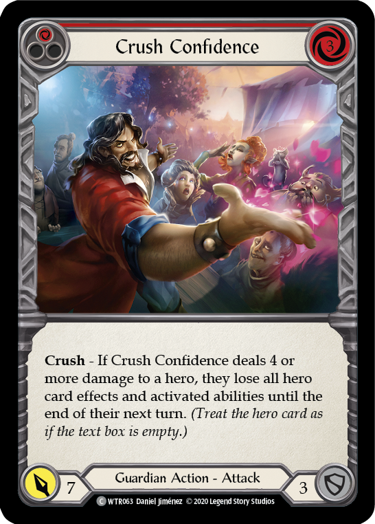 Crush Confidence (Red) [U-WTR063] (Welcome to Rathe Unlimited) Unlimited Normal 