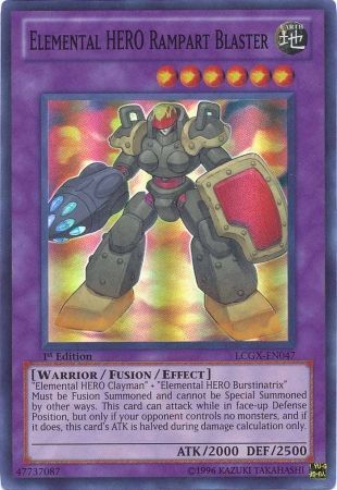 Elemental HERO Rampart Blaster [LCGX-EN047] Super Rare 