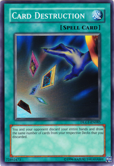 Card Destruction [DLG1-EN085] Super Rare 