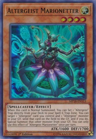 Altergeist Marionetter [MP18-EN113] Ultra Rare 