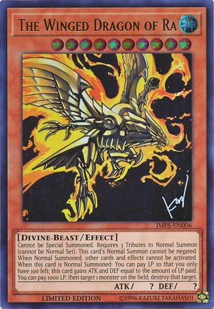 The Winged Dragon of Ra [JMPS-EN006] Ultra Rare 