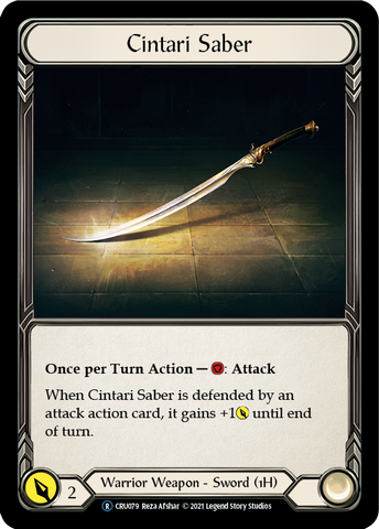 Cintari Saber [U-CRU079] (Crucible of War Unlimited) Unlimited Normal 