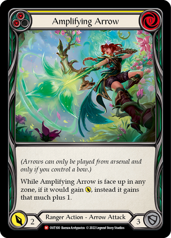 Amplifying Arrow [OUT100] (Outsiders) Rainbow Foil 