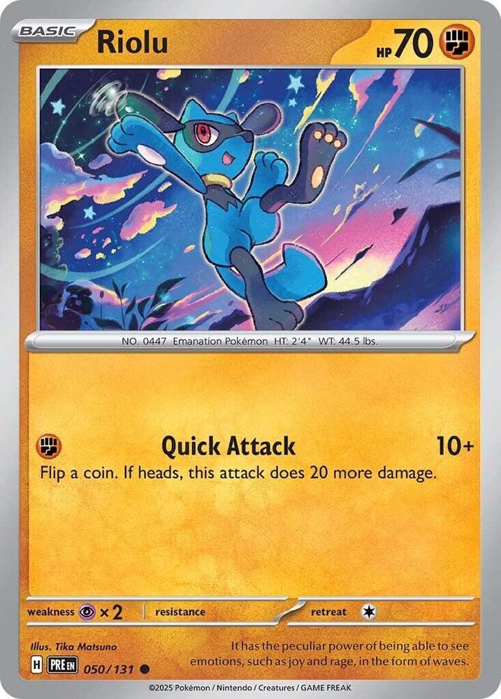 Riolu (050/131) [Scarlet &amp; Violet: Prismatic Evolutions] 