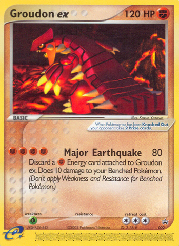Groudon ex (002) [Nintendo: Black Star Promos] 