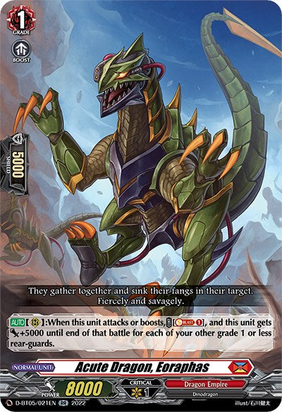 Acute Dragon, Eoraphas (D-BT05/021EN) [Triumphant Return of the Brave Heroes]