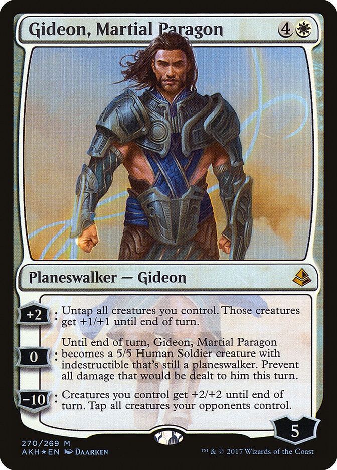 Gideon, Martial Paragon [Amonkhet] 