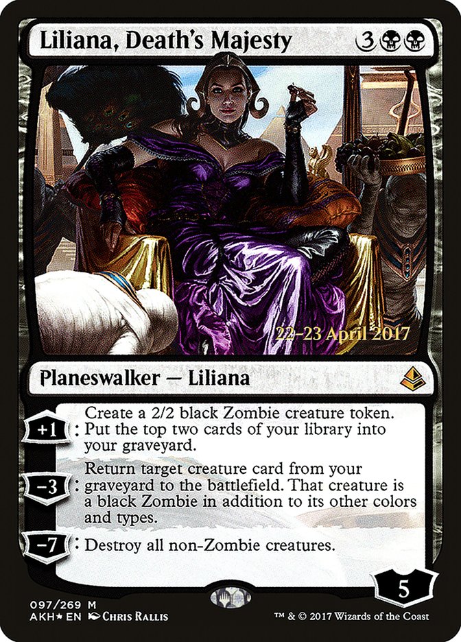 Liliana, Death's Majesty [Amonkhet Prerelease Promos] 