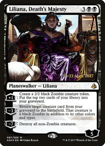 Liliana, Death's Majesty [Amonkhet Prerelease Promos] 