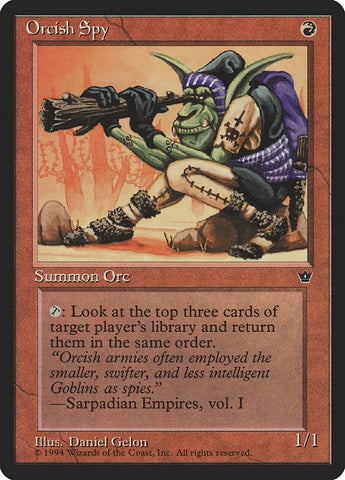 Orcish Spy (Daniel Gelon) [Fallen Empires] 