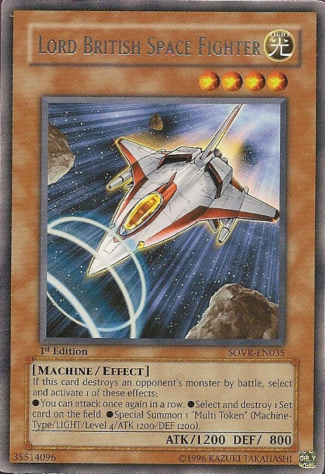 Lord British Space Fighter [SOVR-EN035] Rare 