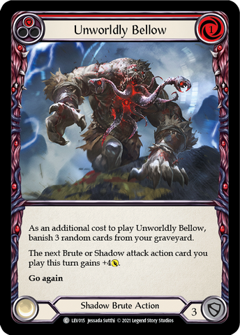 Unworldly Bellow (Red) [LEV015] (Monarch Levia Blitz Deck) 