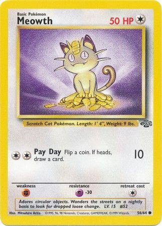 Meowth (56/64) [Jungle Unlimited] 